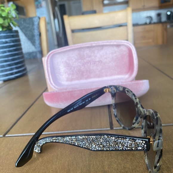 Miu Miu sunglasses with Swarovski Crystals - Picture 3 of 5